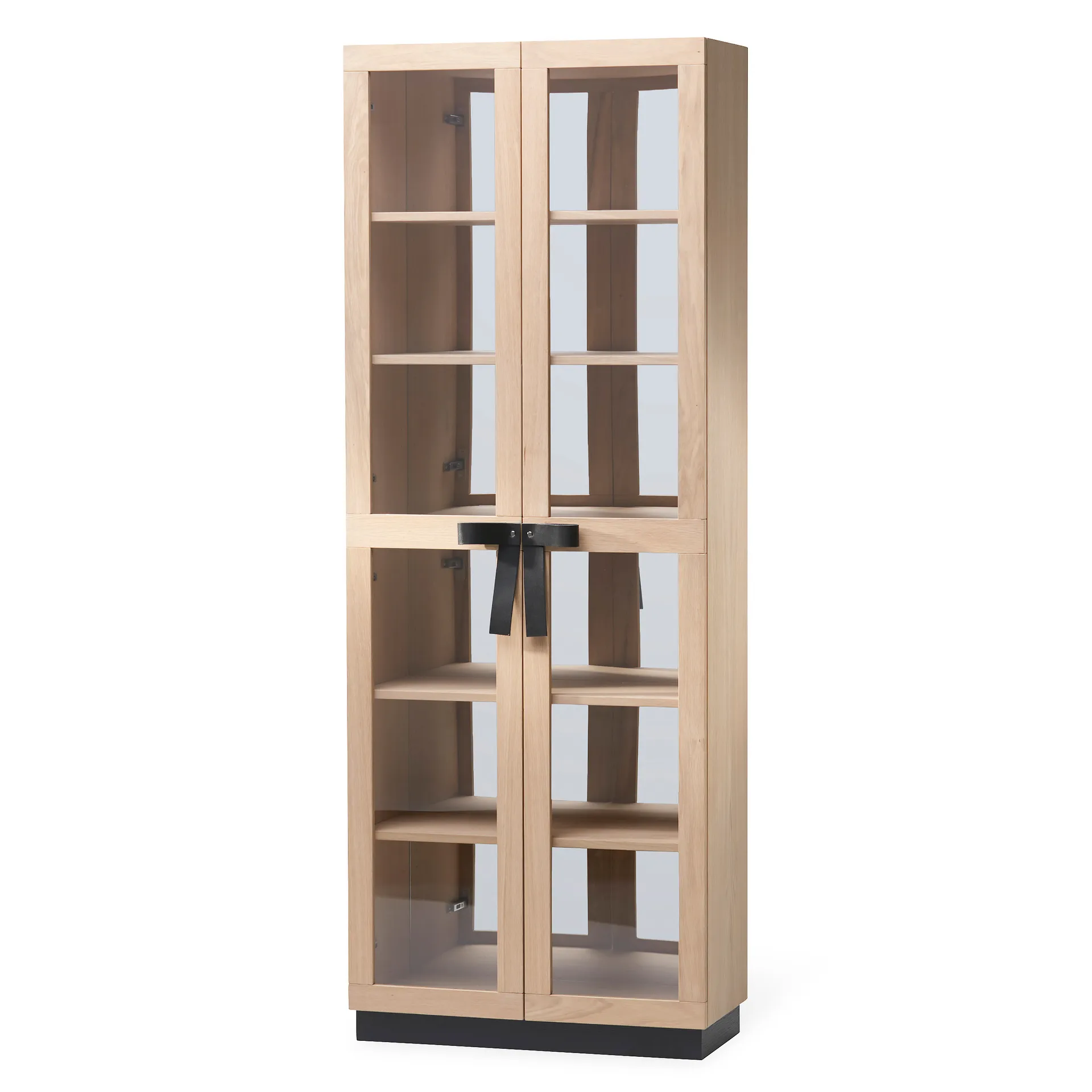The Bow Vitrinenschrank, Eiche weiß geölt A2