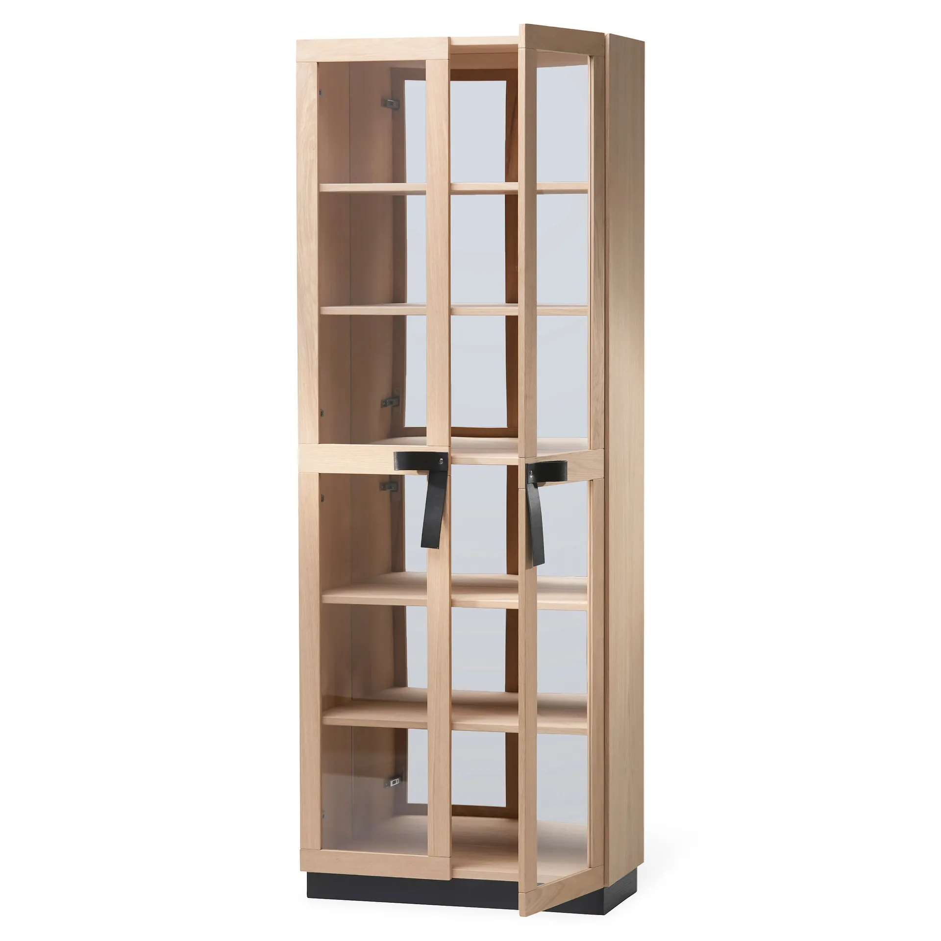 The Bow Vitrinenschrank, Eiche weiß geölt A2