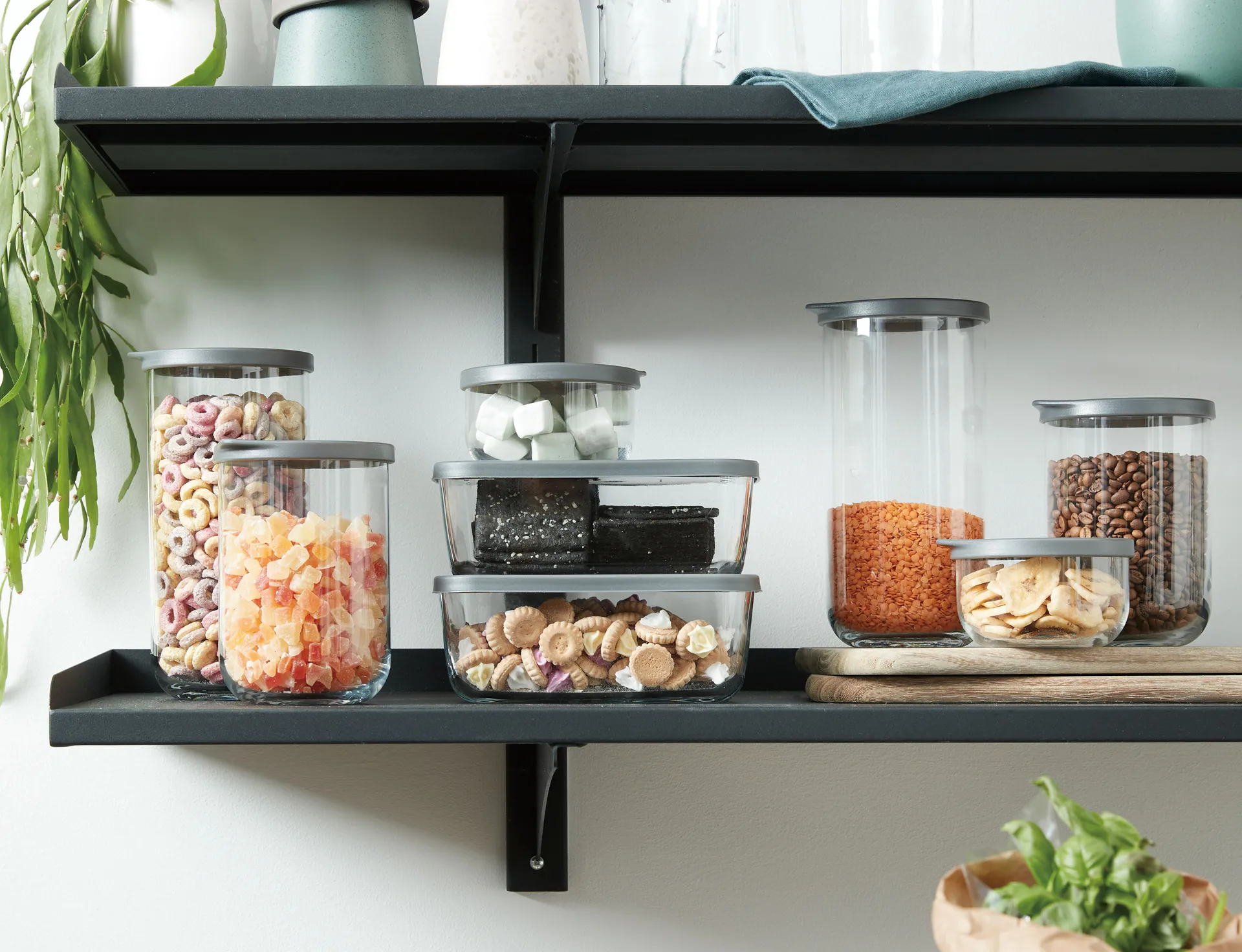 Café Verwahrungsdose mit Deckel 38cl, Klar Aida