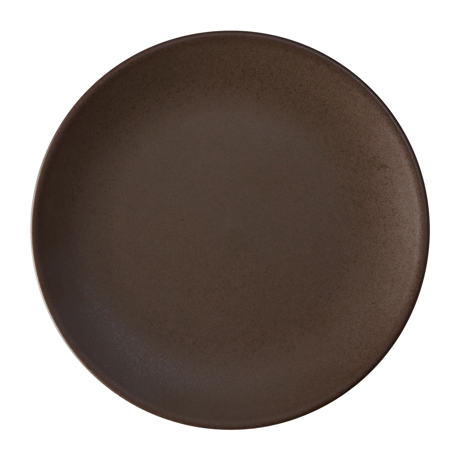 Ceramic Workshop Teller Ø 26cm, Chestnut-matte brown Aida
