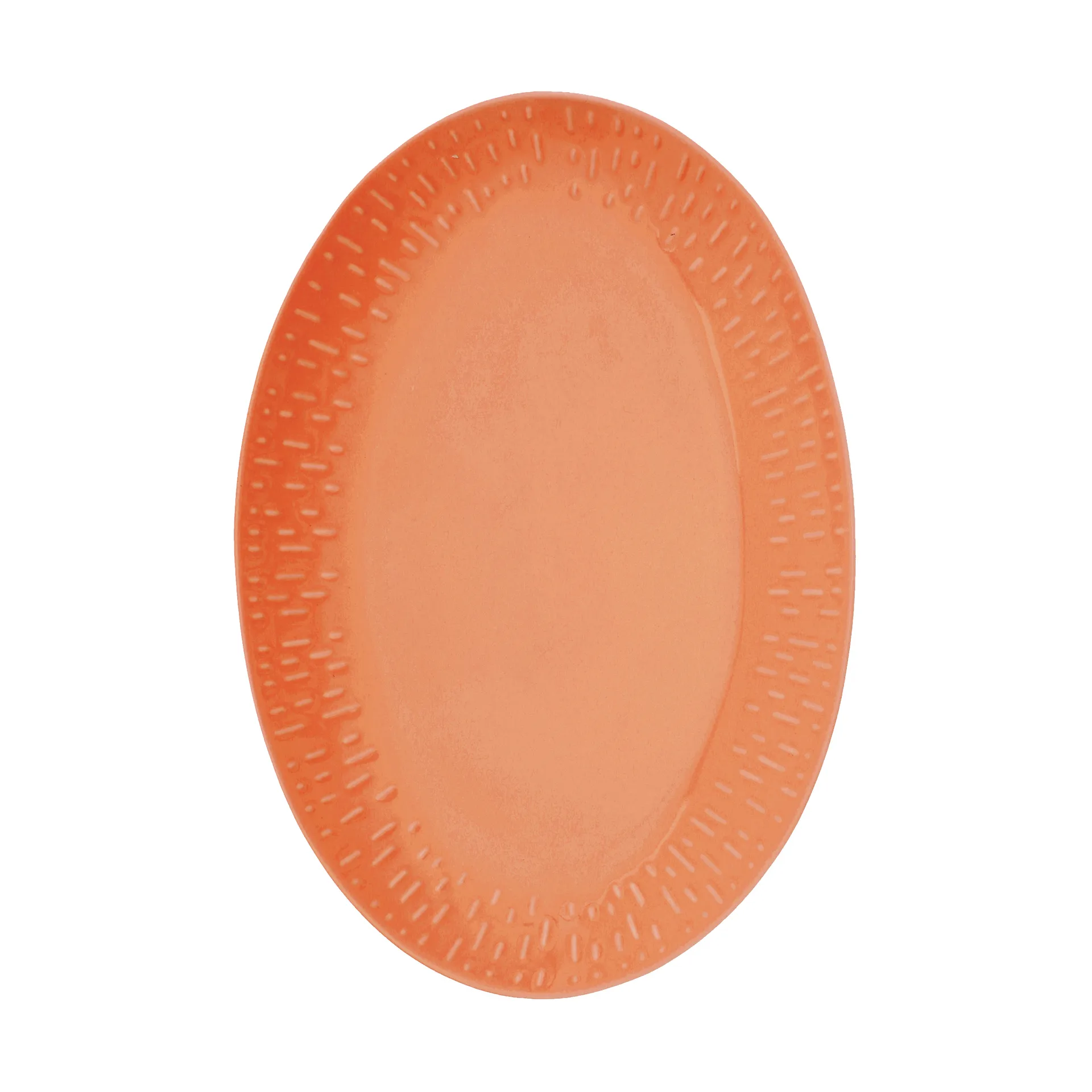 Confetti Ovales Servierplatten-Tablett, Apricot, 25,5 × 36 cm Aida