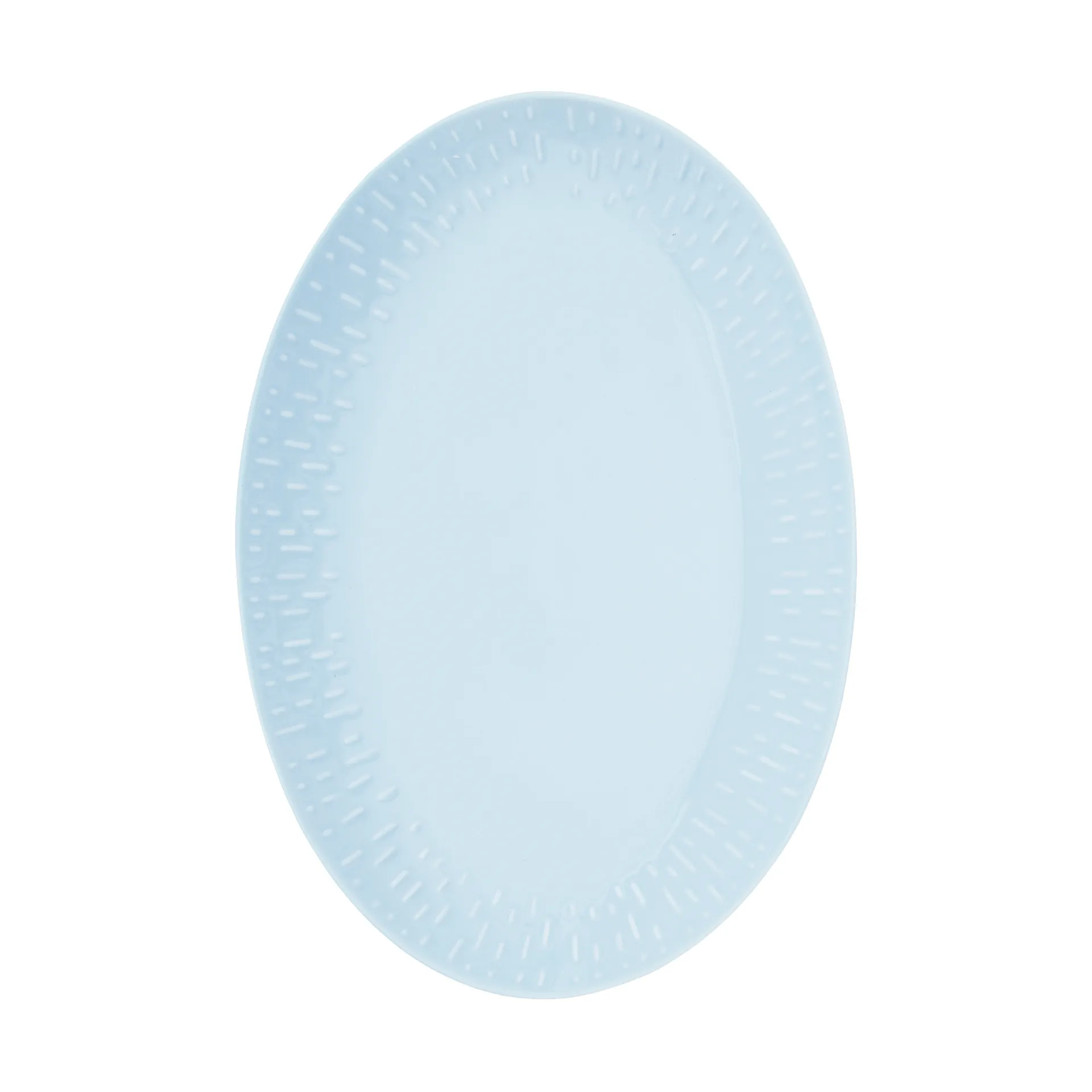 Confetti Ovales Servierplatten-Tablett, Aqua, 25,5 × 36 cm Aida