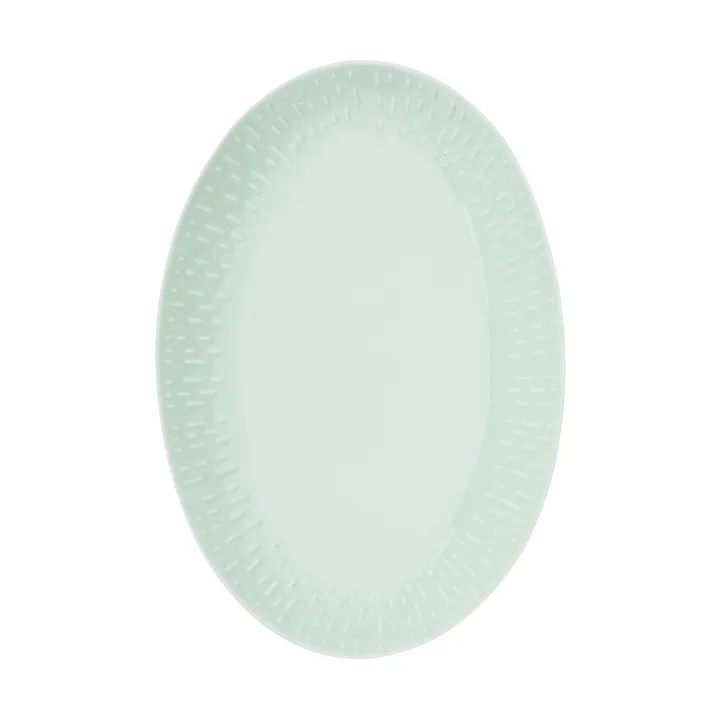 Confetti Ovales Servierplatten-Tablett - Pistazie, 25,5 x 36 cm - Aida