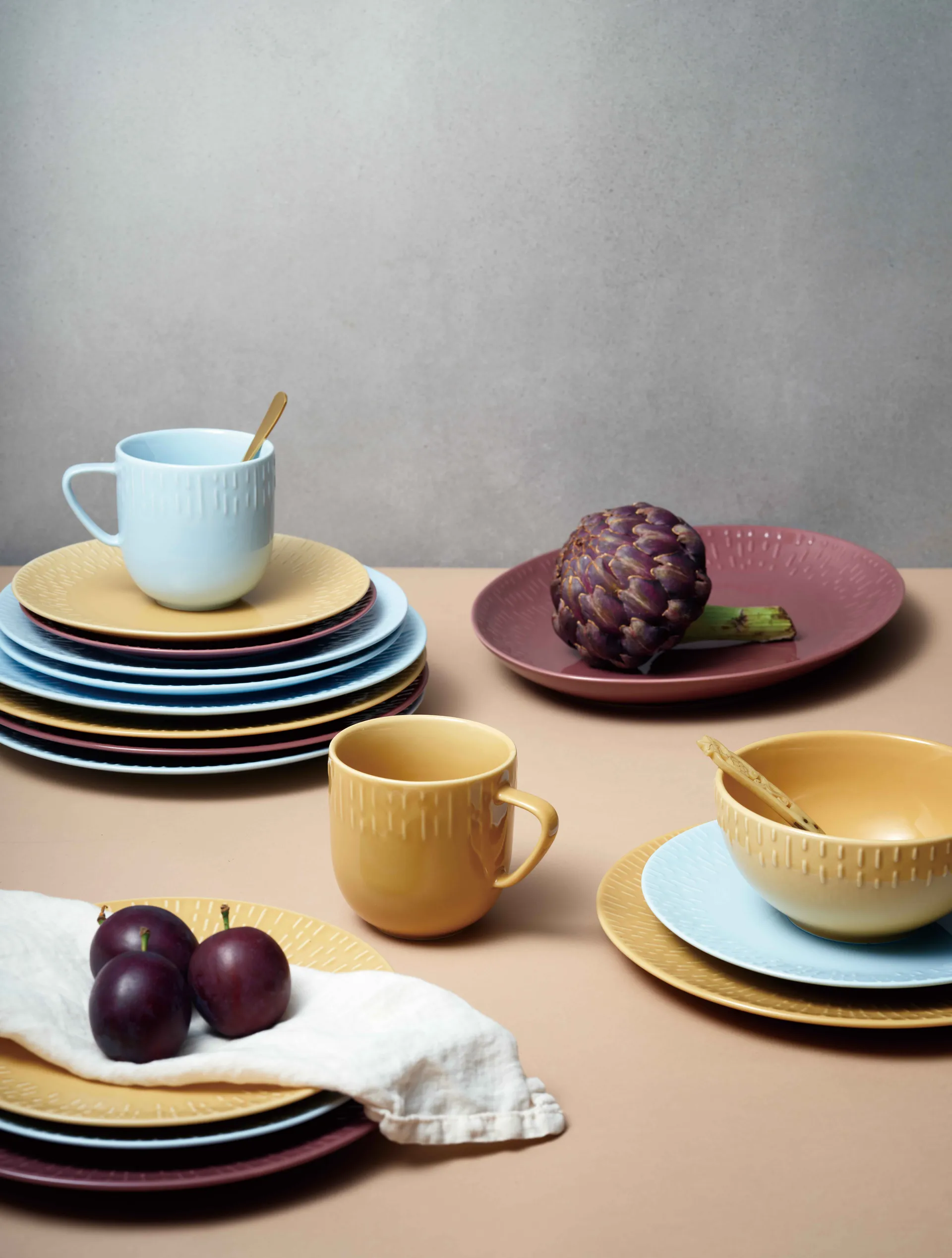 Confetti Tasse, Mustard, 35 cl Aida