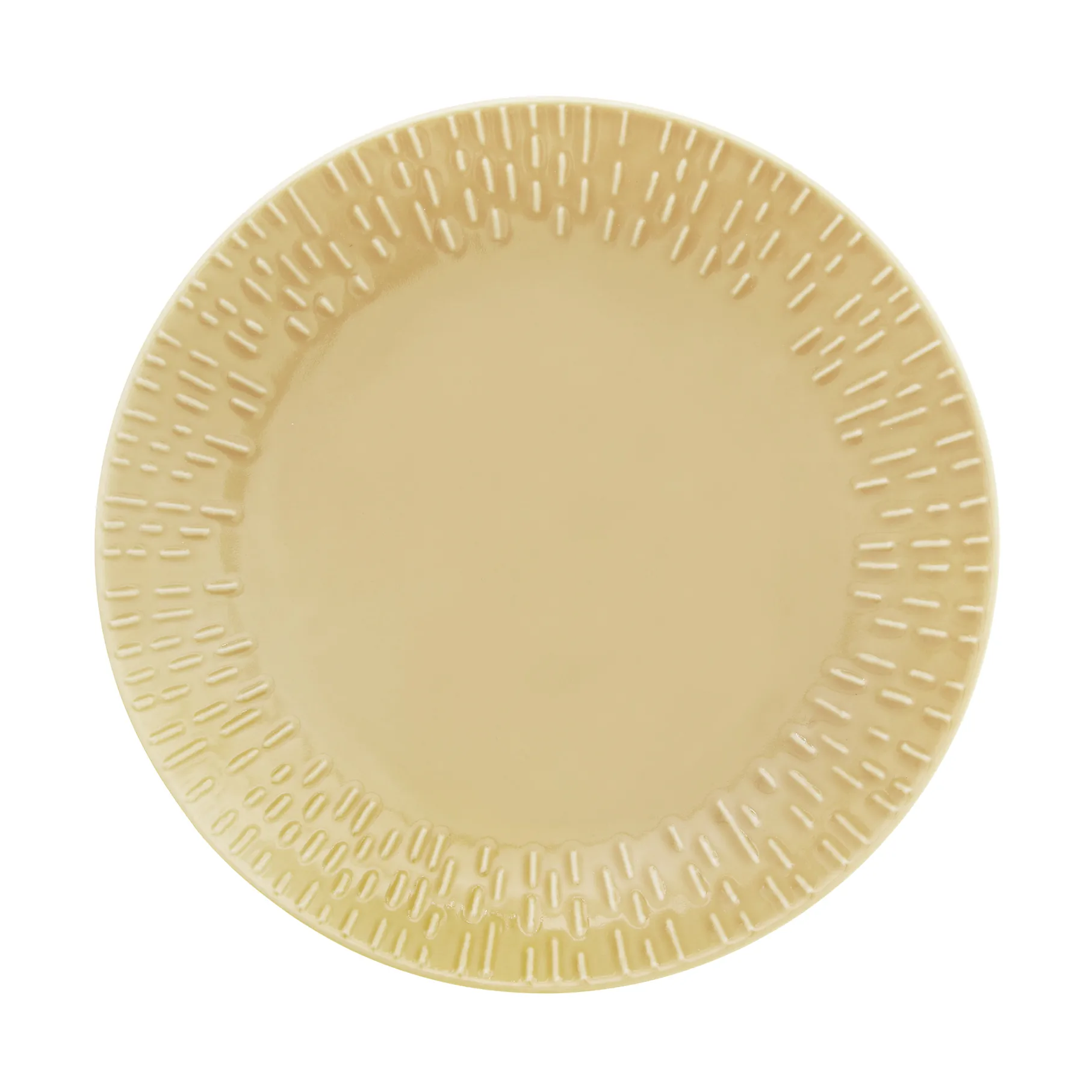 Confetti Teller, Mustard, Ø21 cm Aida