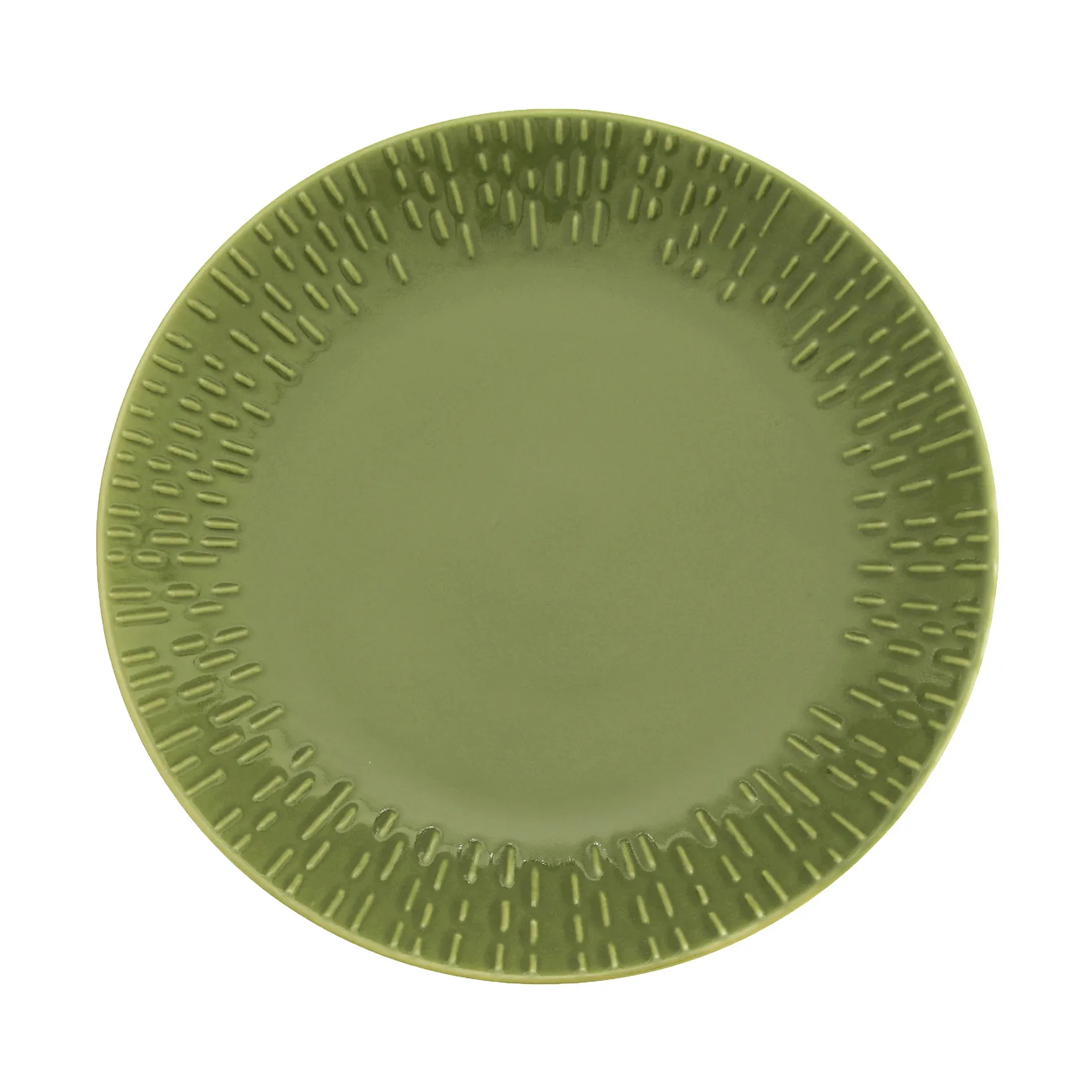 Confetti Teller, Olive, Ø21 cm Aida