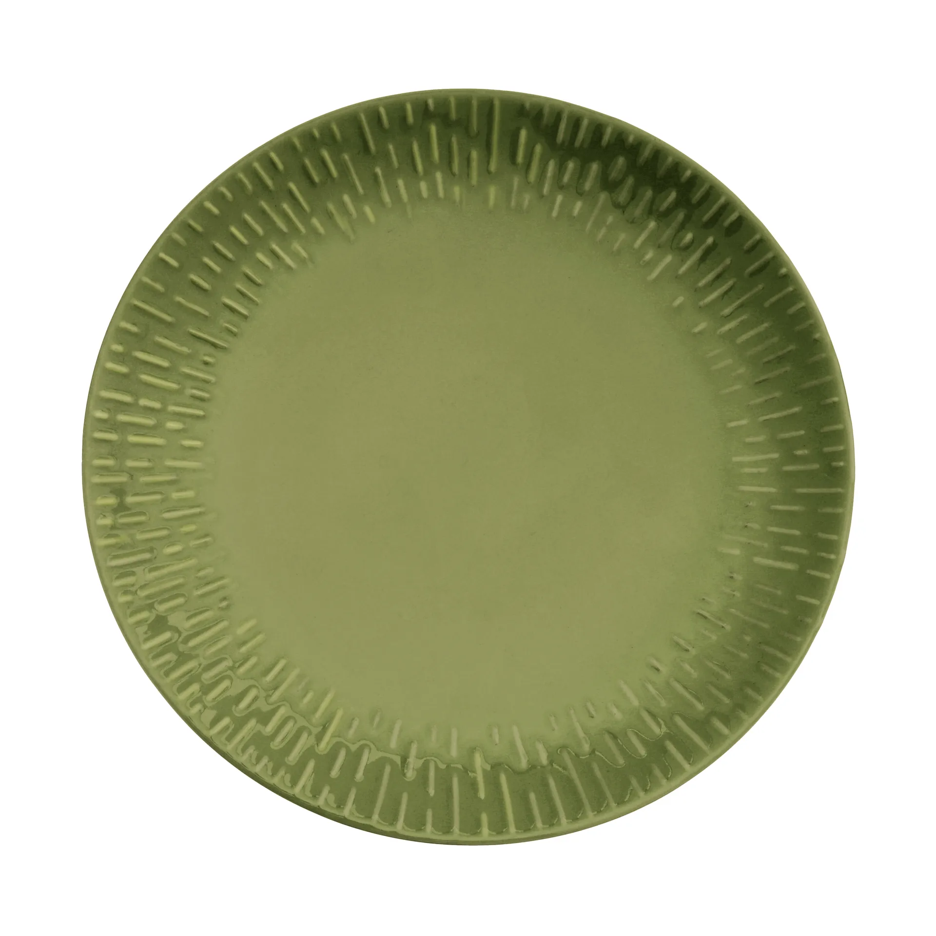 Confetti Teller, Olive, Ø27,5 cm Aida