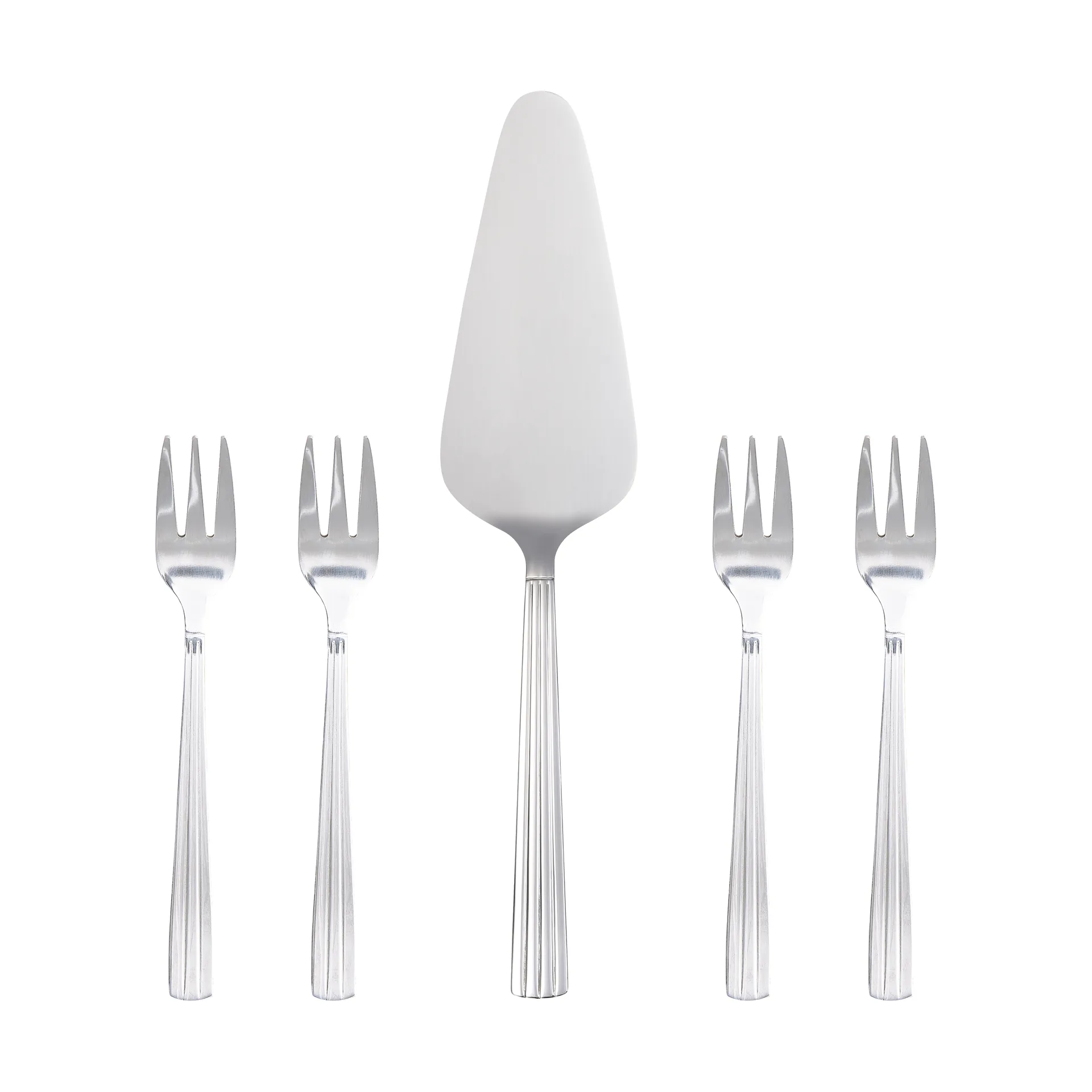 Groovy Kuchenbesteck Set 5-teilig, Edelstahl Aida