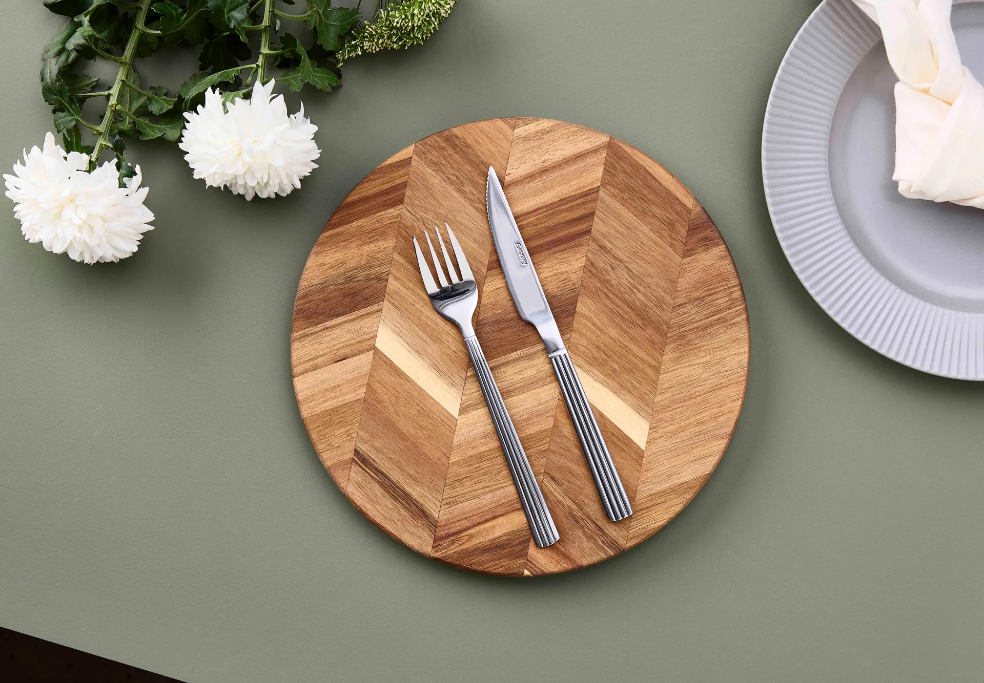 Groovy Steakmesser, Edelstahl Aida