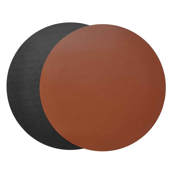 Quadro Platzdecke Ø38cm 1 St., Schwarz-braun-reversibel Aida