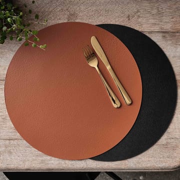 Quadro Platzdecke Ø38cm 1 St. - Schwarz-braun-reversibel - Aida