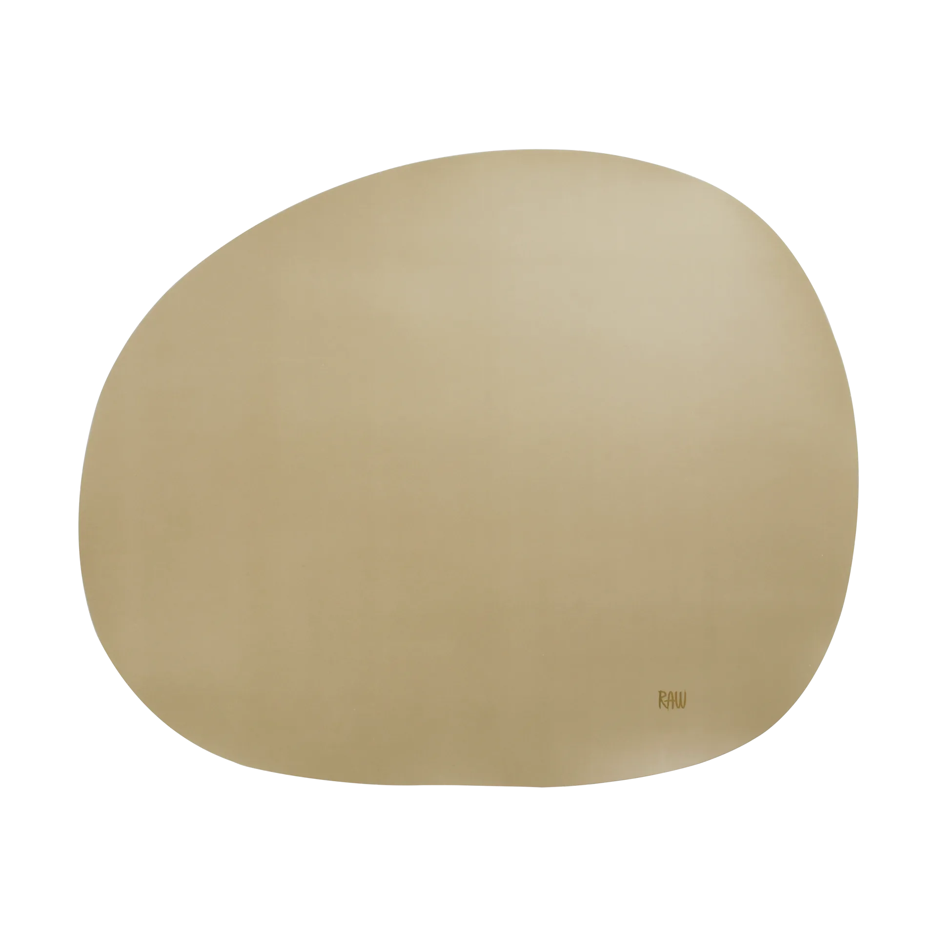 Raw creative Tischset Silikon 41x33,5 cm, Beige Aida