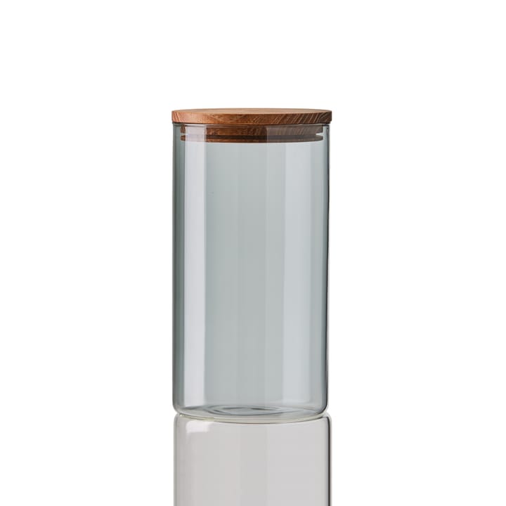 Raw Glasbehälter mit Holzdeckel - mittel - Aida