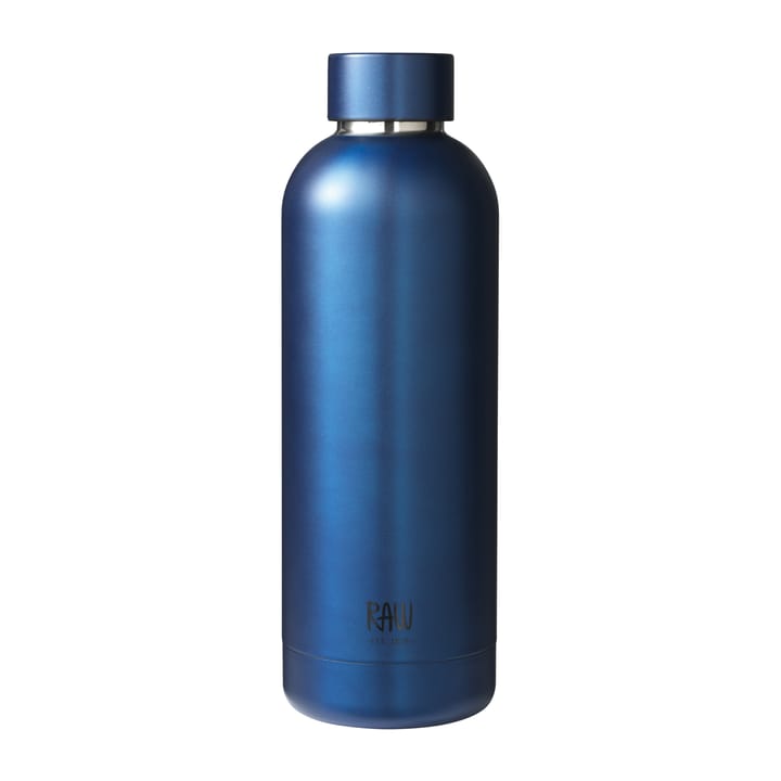 Raw Isolierflasche 0,5 l - Matt blau - Aida