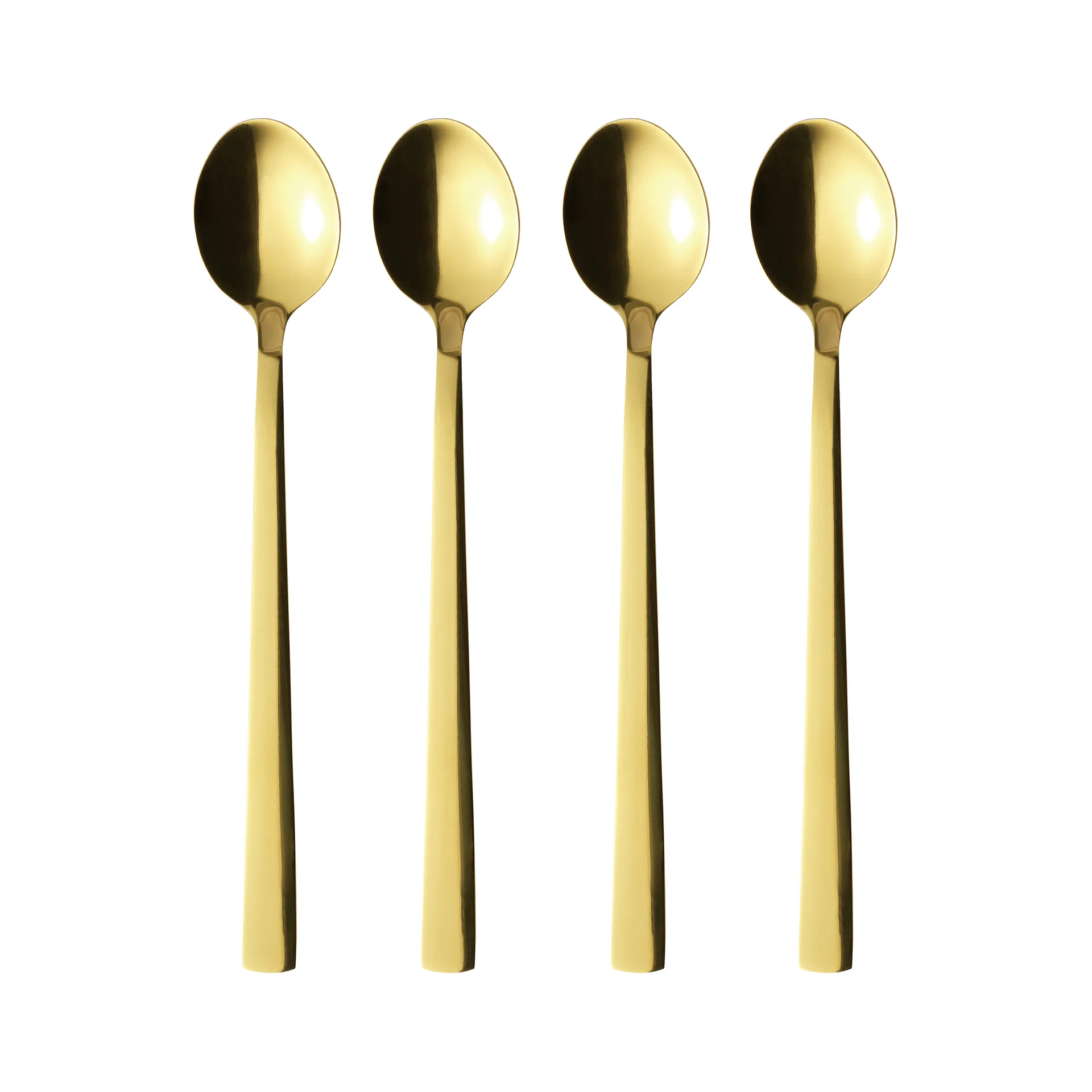 Raw Lattelöffel 4er Pack, Gold Aida