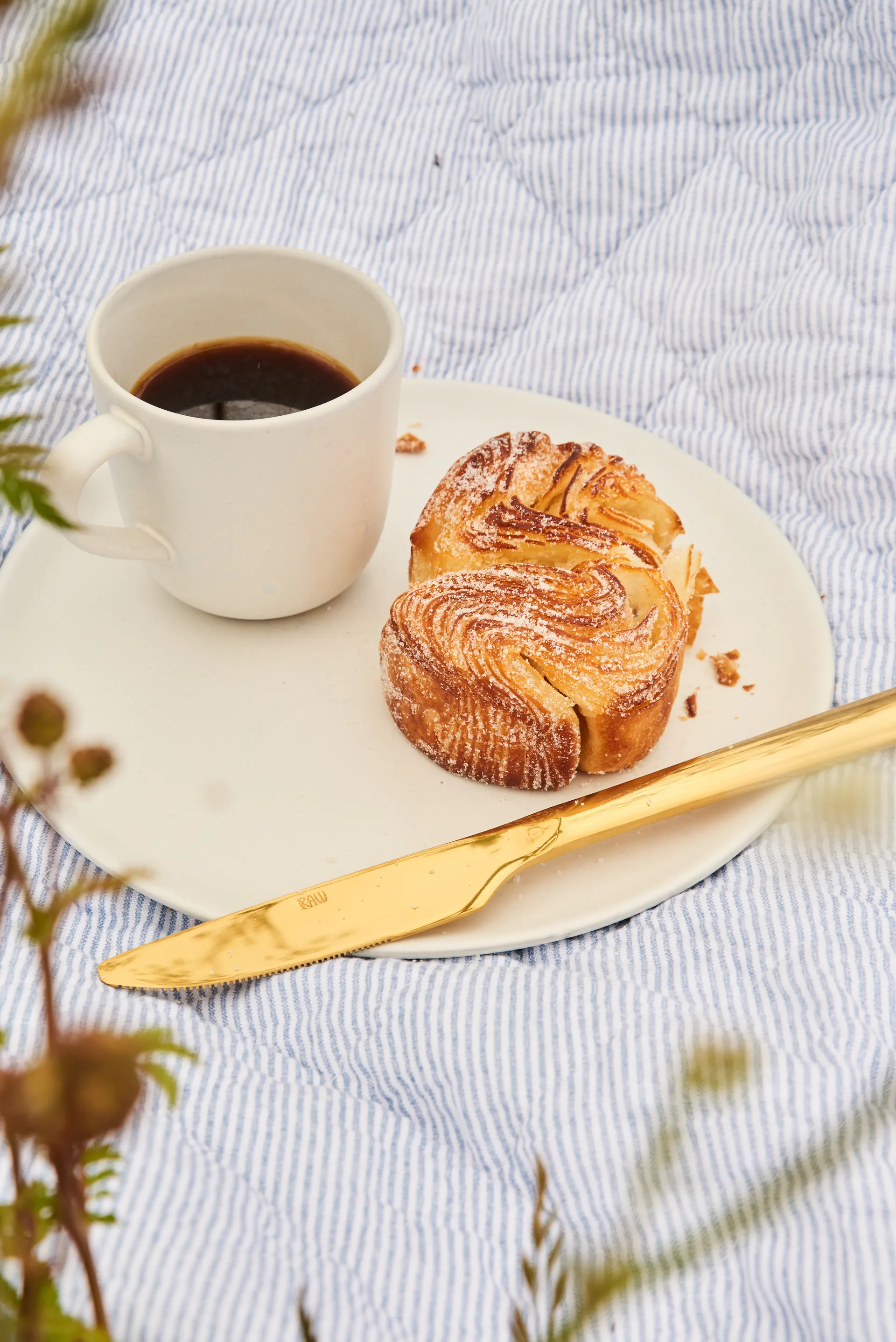 Raw Messer 4er Pack, Gold Aida