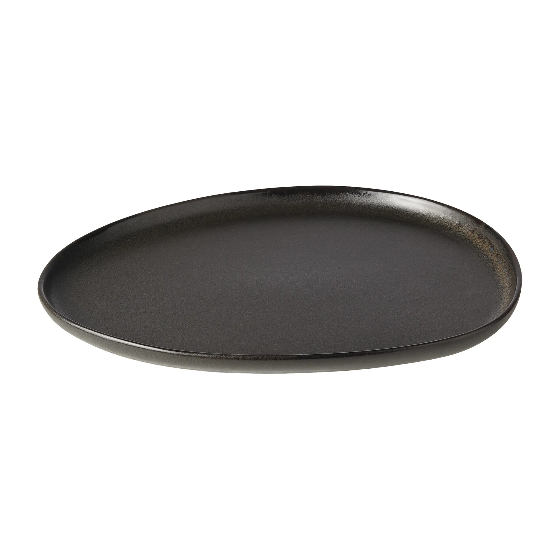 Raw Organic Lunchteller 24 x 21cm, Titanium Black Aida