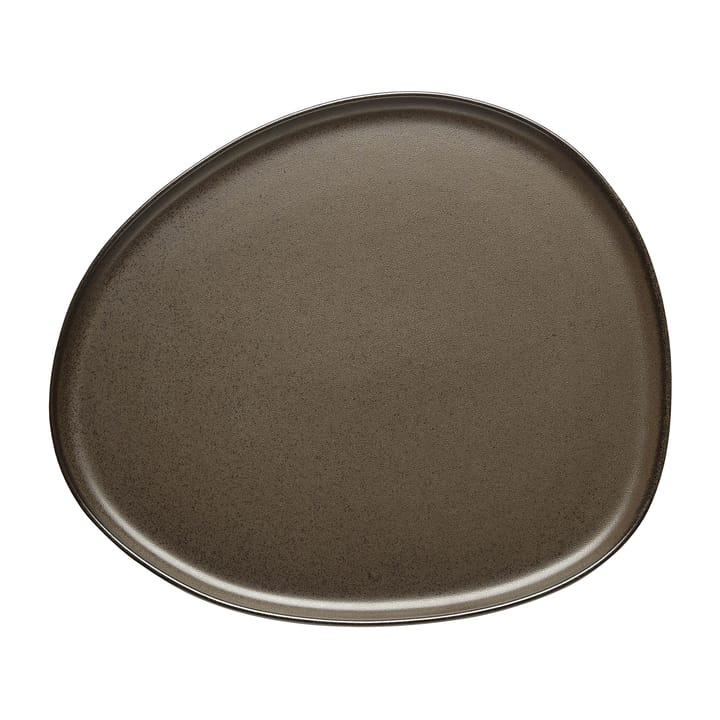 Raw Organic Teller 29 x 25cm - Metallic Brown - Aida