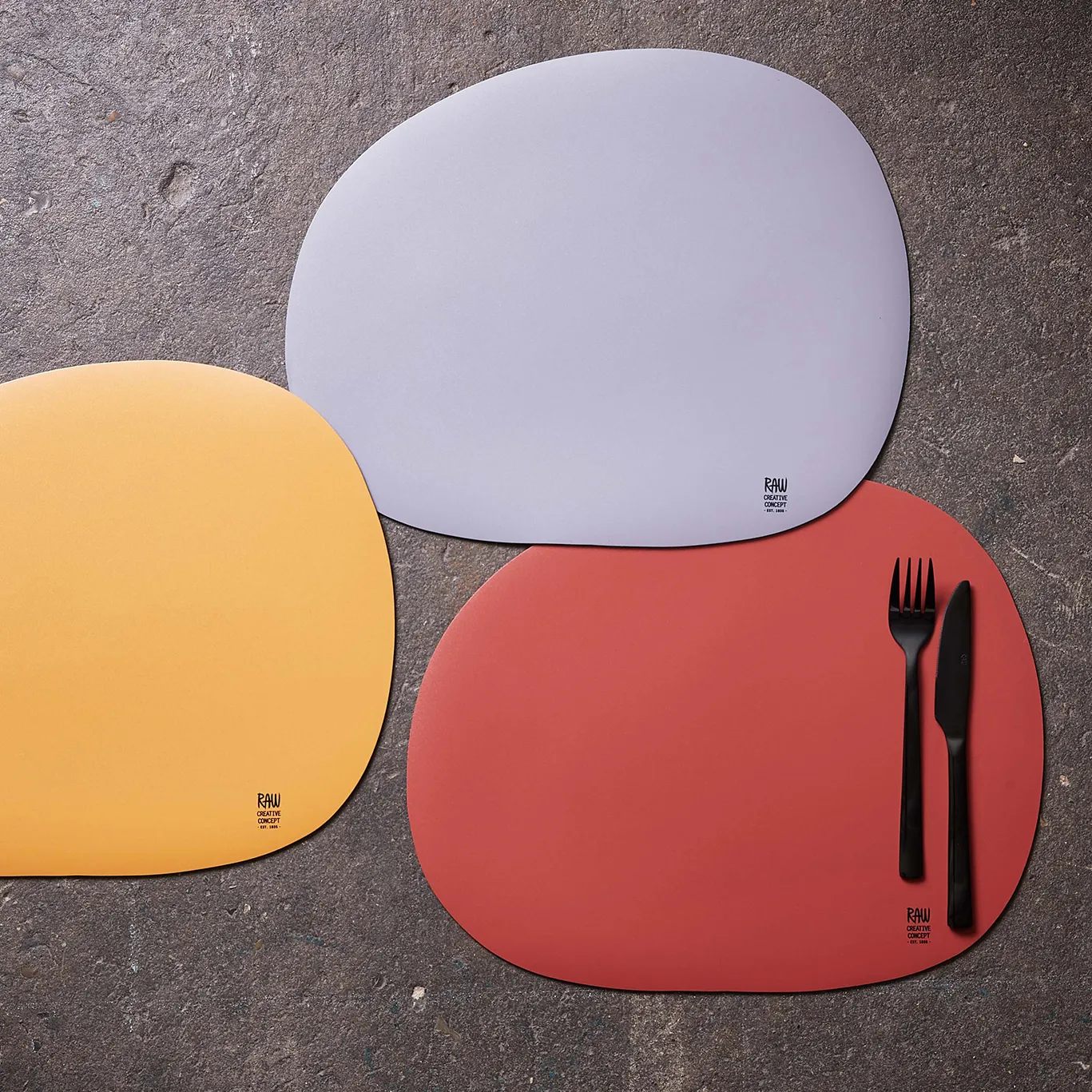 Raw Platzdecke 41 x 33,5cm, Pastel berry Aida