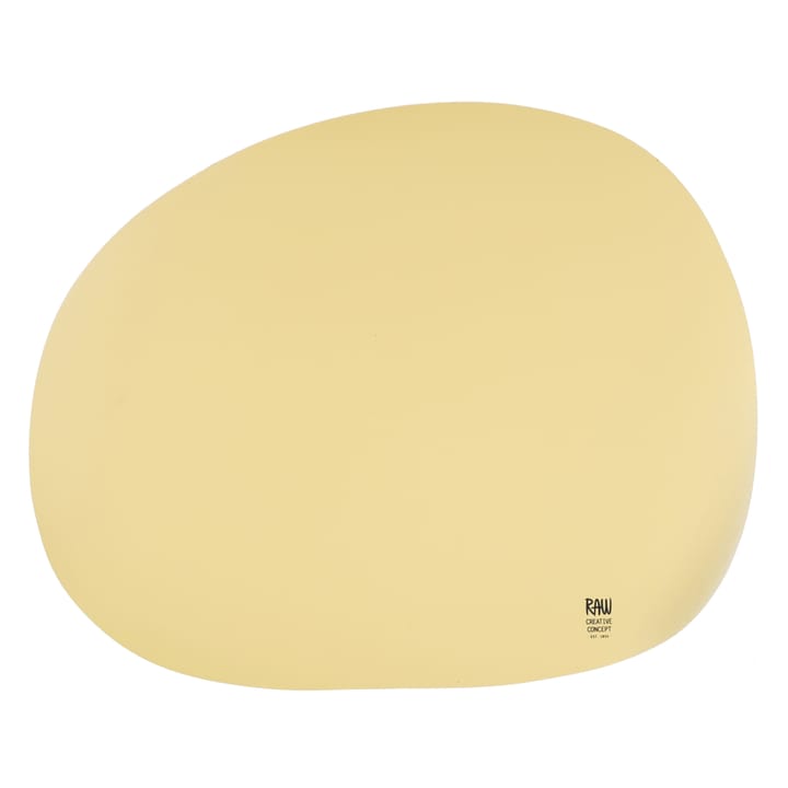 Raw Platzdecke 41  x  33,5cm - Spring yellow (gul) - Aida