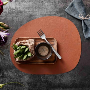 Raw Platzdecke Leder - Cinnamon brown buffalo - Aida