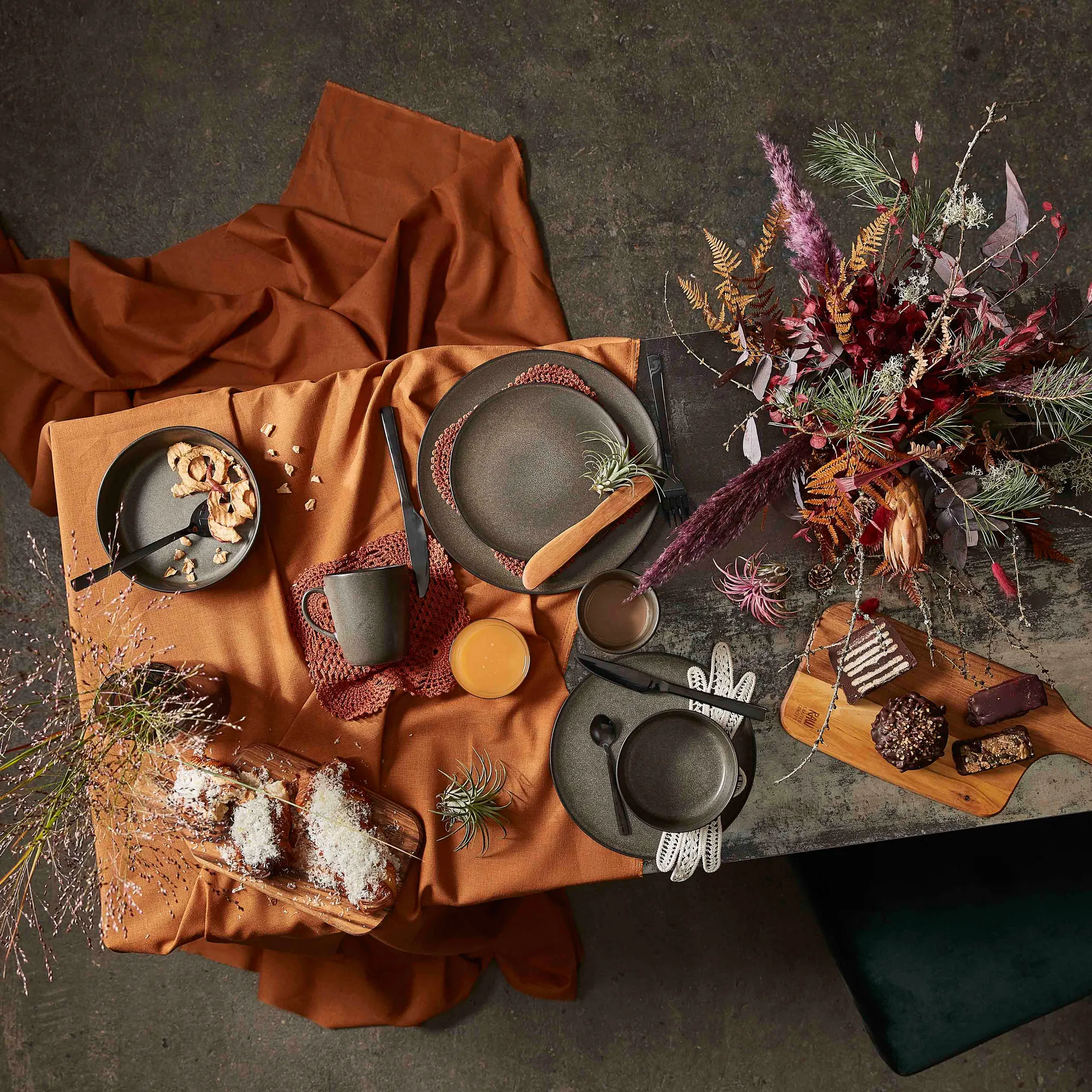 Raw Schale Ø 13,5cm, Forest brown Aida