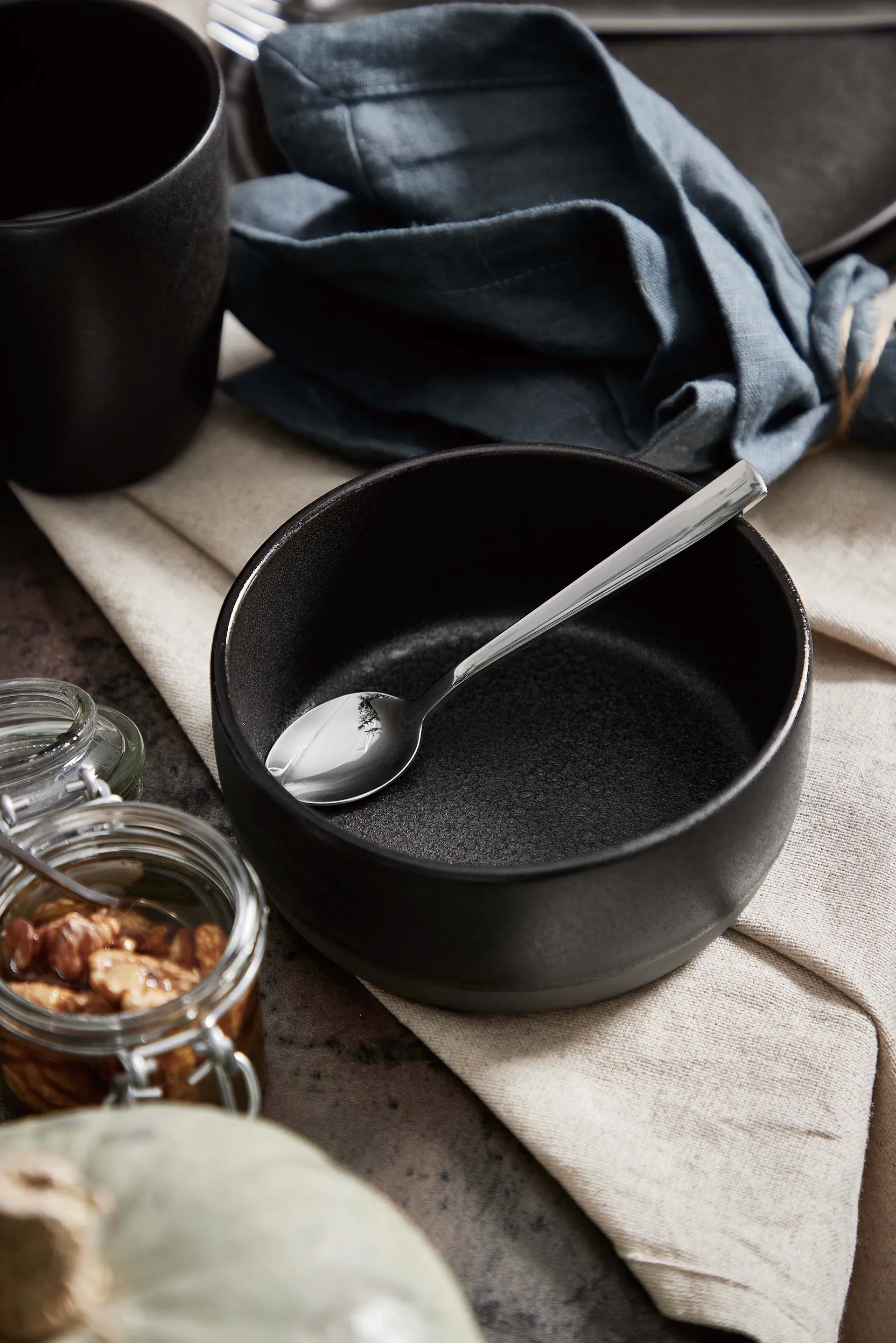 Raw Schale Ø 13,5cm, Titanium black Aida