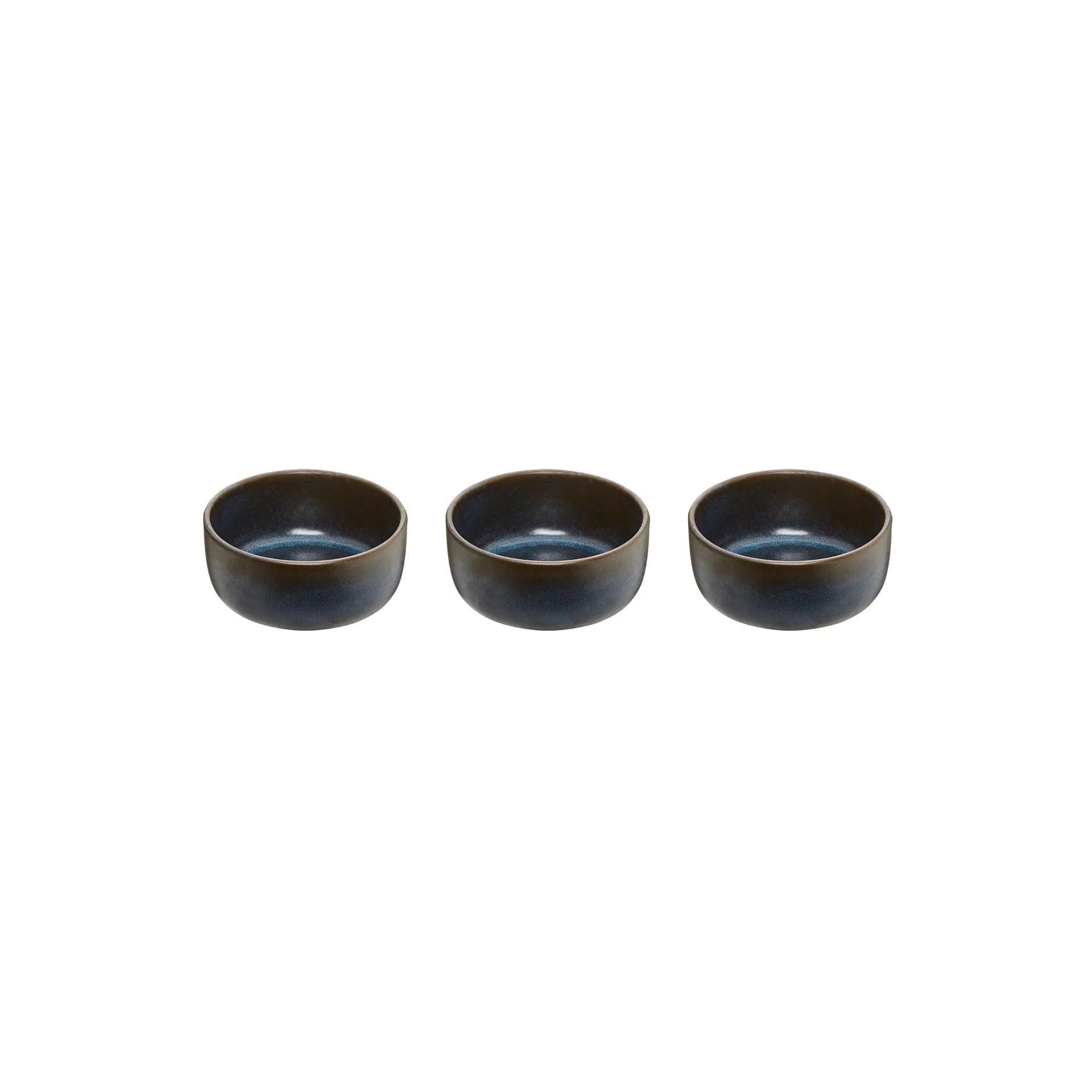 Raw Schale mini Ø7,5cm 3er Pack, Midnight blue Aida