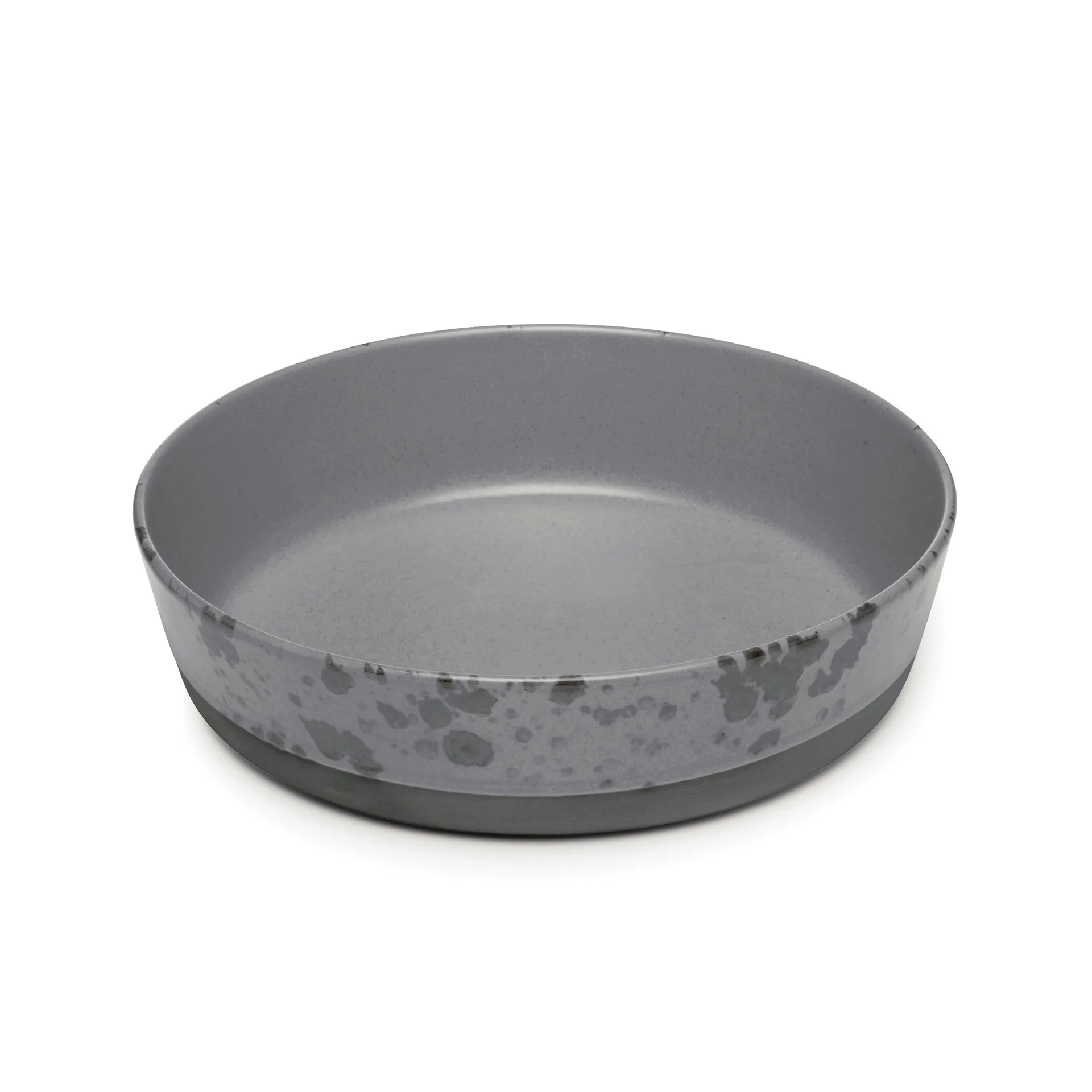 Raw Suppenteller Ø 19,4cm, Grau, gemustert Aida