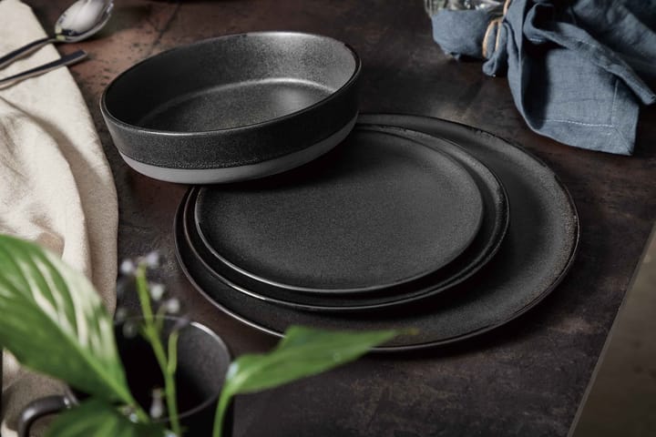Raw Suppenteller Ø 19,4cm, Titanium black Aida