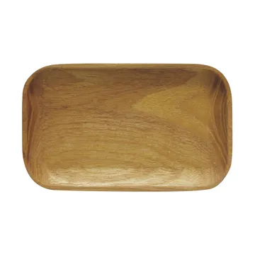 Raw Tablett 10x17 cm - Teak - Aida