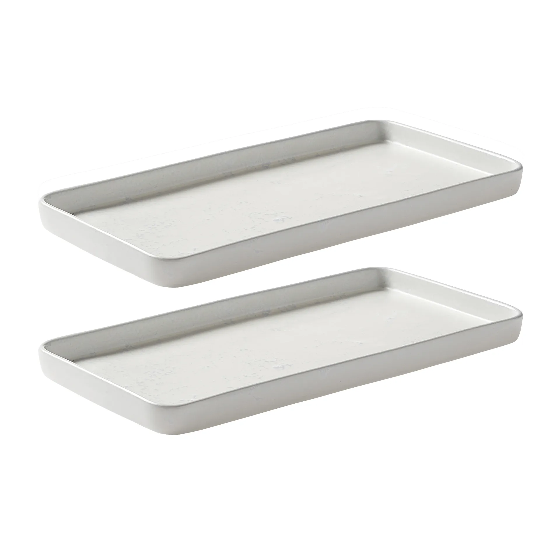 Raw Teller 18 x 34cm 2er Pack, Arctic white Aida