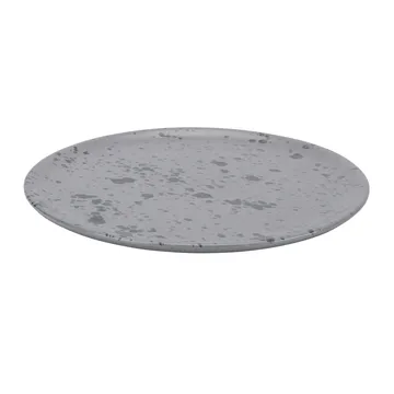 Raw Teller Ø 20cm - Grau, gemustert - Aida