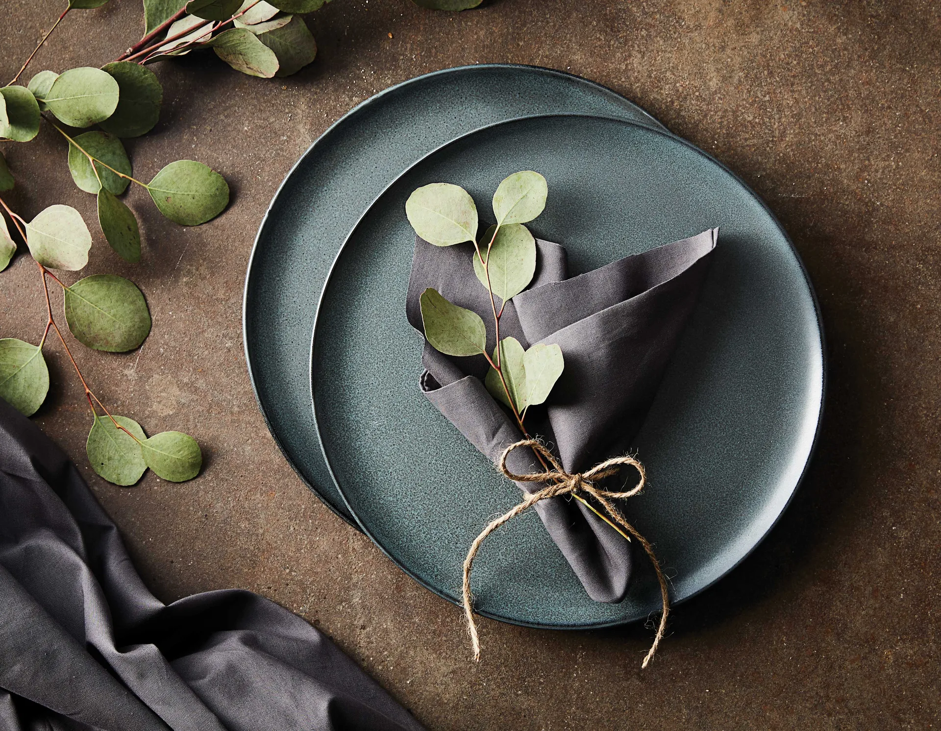 Raw Teller Ø 23cm, Northern green Aida