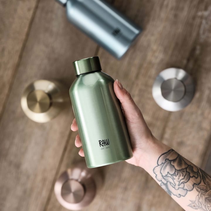 Raw To Go Aluminiumflasche 0,5 L, Green Aida