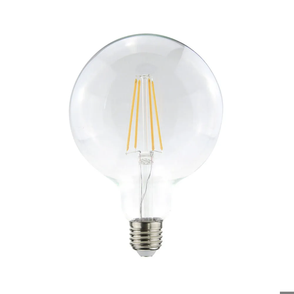 Airam Airam Filament LED 3-Stufen dimmbare-glob Glühbirne Klar, mit Speicher, 125mm e27, 7w