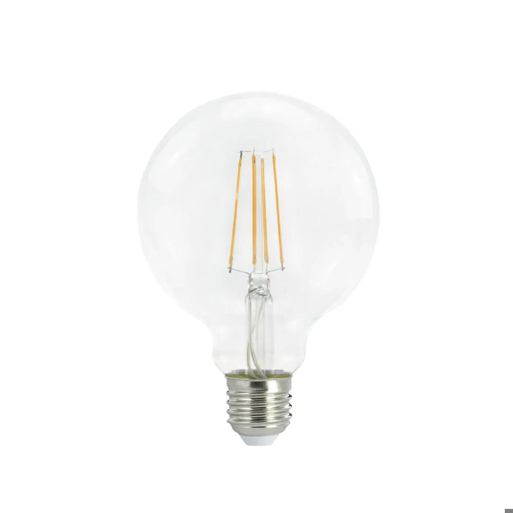 Airam Airam Filament LED 3-Stufen dimmbare-glob Glühbirne Klar, mit Speicher, 95mm e27, 7w