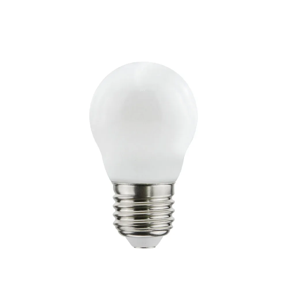 Airam Filament LED-ball E27 Glühbirne, Opal, p45, dimmbar e27, 5w Airam