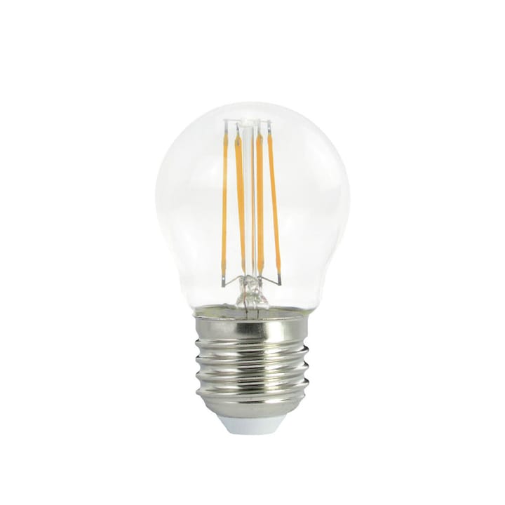 Airam Filament LED E27 ball Glühbirne - Klar, mit Speicher, p45 e27, 5w - Airam