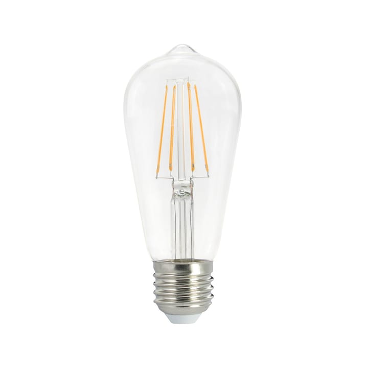 Airam Filament LED Edison Glühbirne - Klar-dimmbar-4-flammig e27-5w - Airam