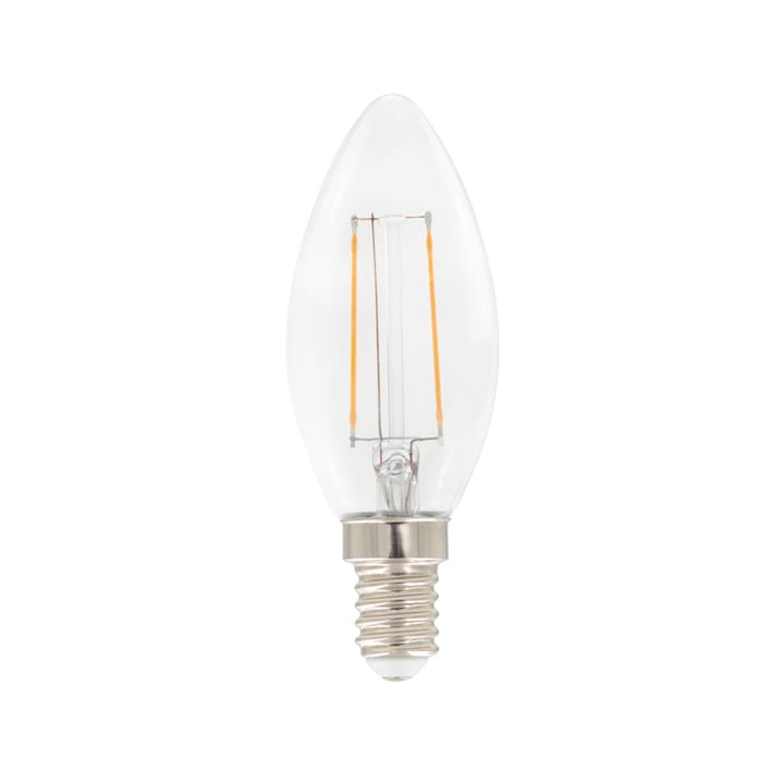 Airam Filament LED- Kerzen C35 Glühbirne - Klar, dimmbar e14, 3w - Airam