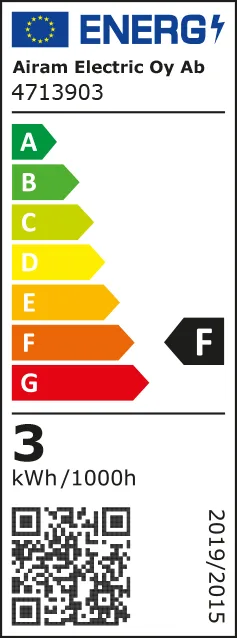 Airam LED Glühbirne G9 - Klar, dimmbar, 2700K 300lm 3W - Airam