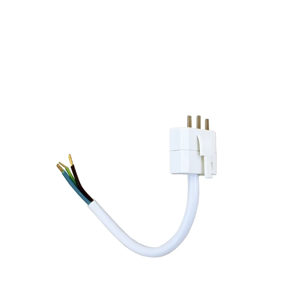 Lampenfassung DCL, Weiß, mit Kabel 15cm Airam