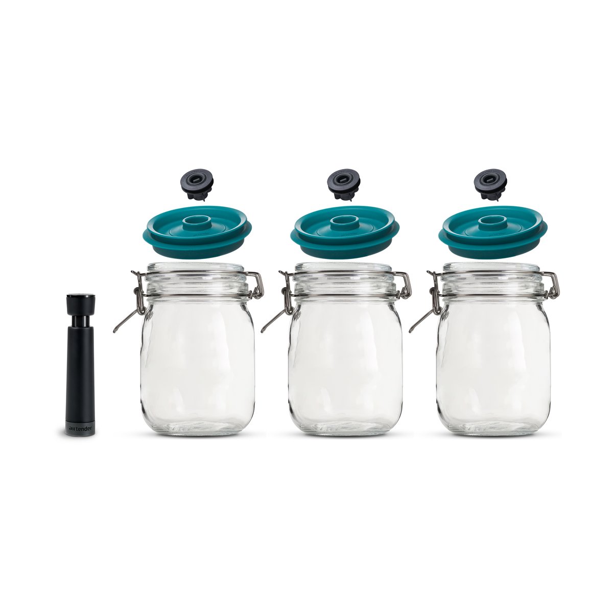 Airtender Airtender Vakuumversiegler Behälter 3er-Pack 1,5L