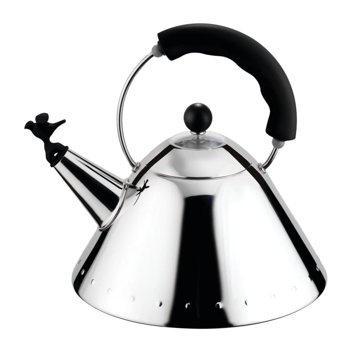 Alessi 9093 Wasserkocher - Schwarz-Vogel - Alessi