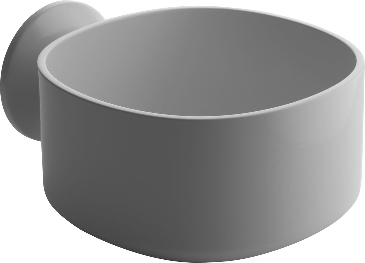 Alessi Birillo Seifenschale mit Saugnapf Weiß | Skandinavisches Design | Seifenspender & Seifenschalen | Weiß