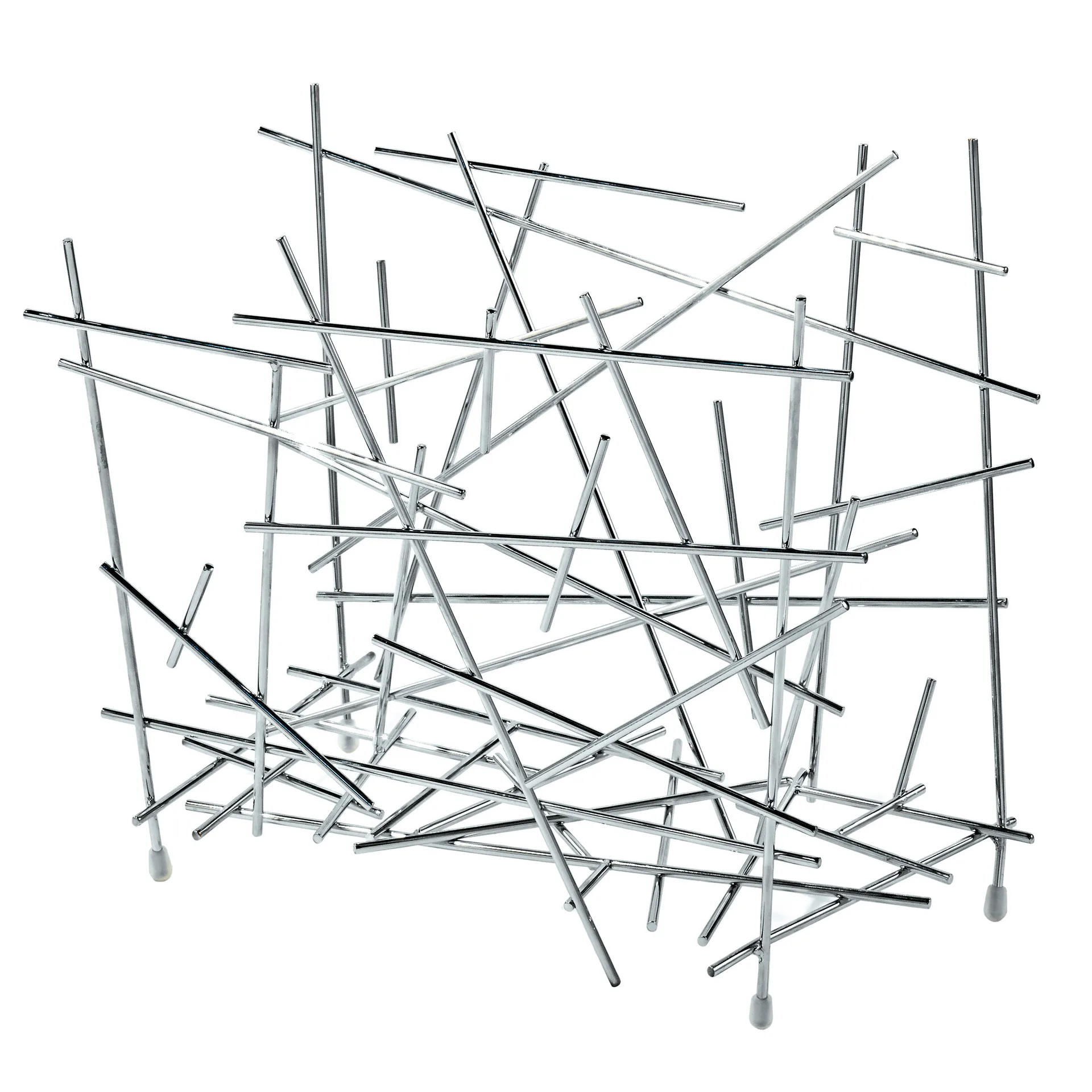 Blow up Magazinhalter, Edelstahl Alessi