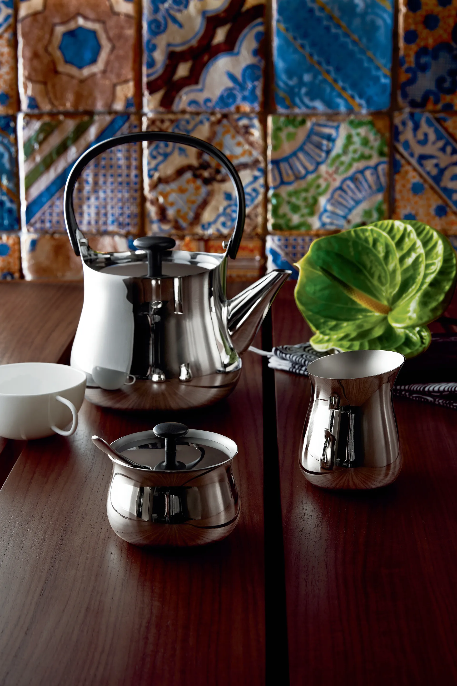 Cha Wasserkocher, Edelstahl Alessi