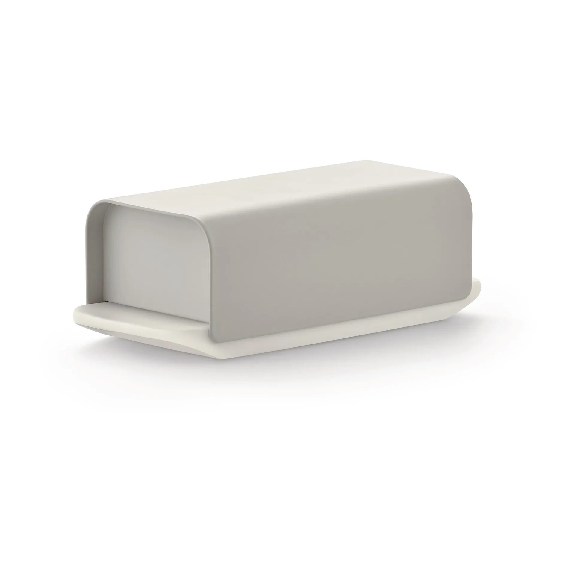 Mattina Butterdose 9,5 x 21 cm, Warmes Grau-Edelstahl Alessi