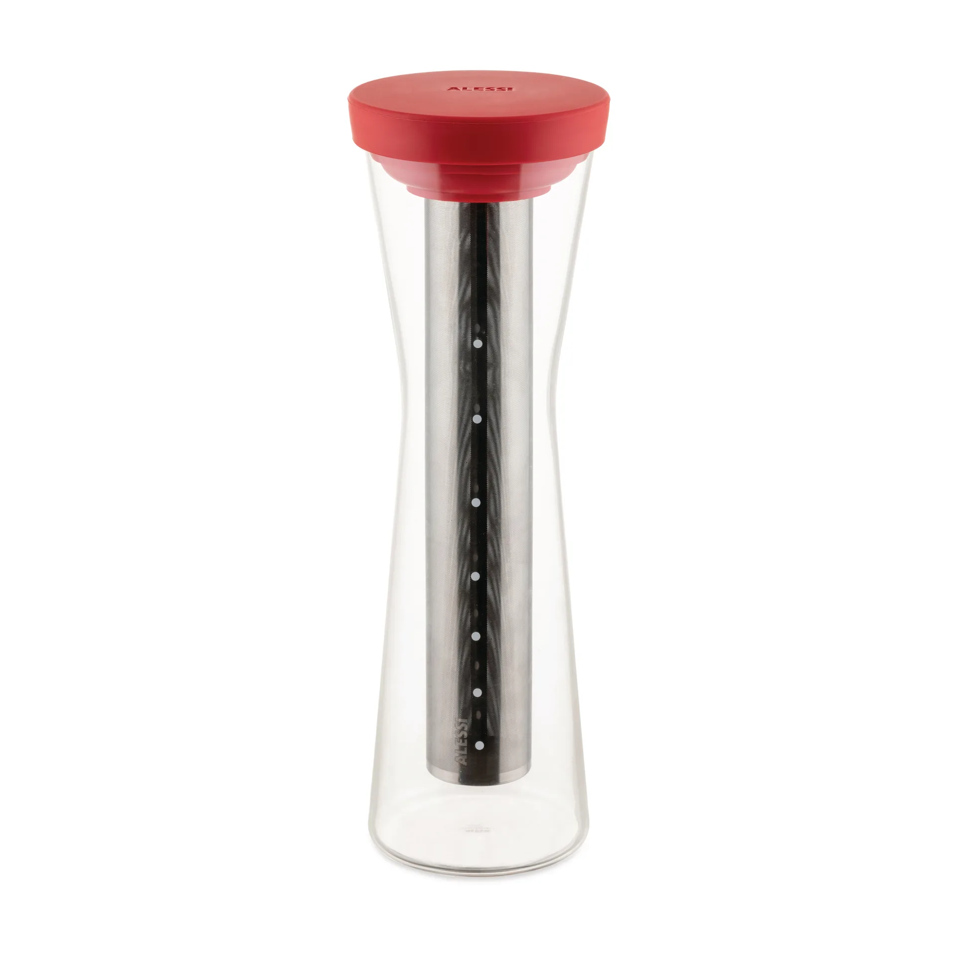 Mazagran Karaffe für cold brew coffee, Rot Alessi